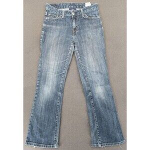 Levi's Bootcut Jeans Women's Size 6 Short Medium Wash Faded Stretch Denim